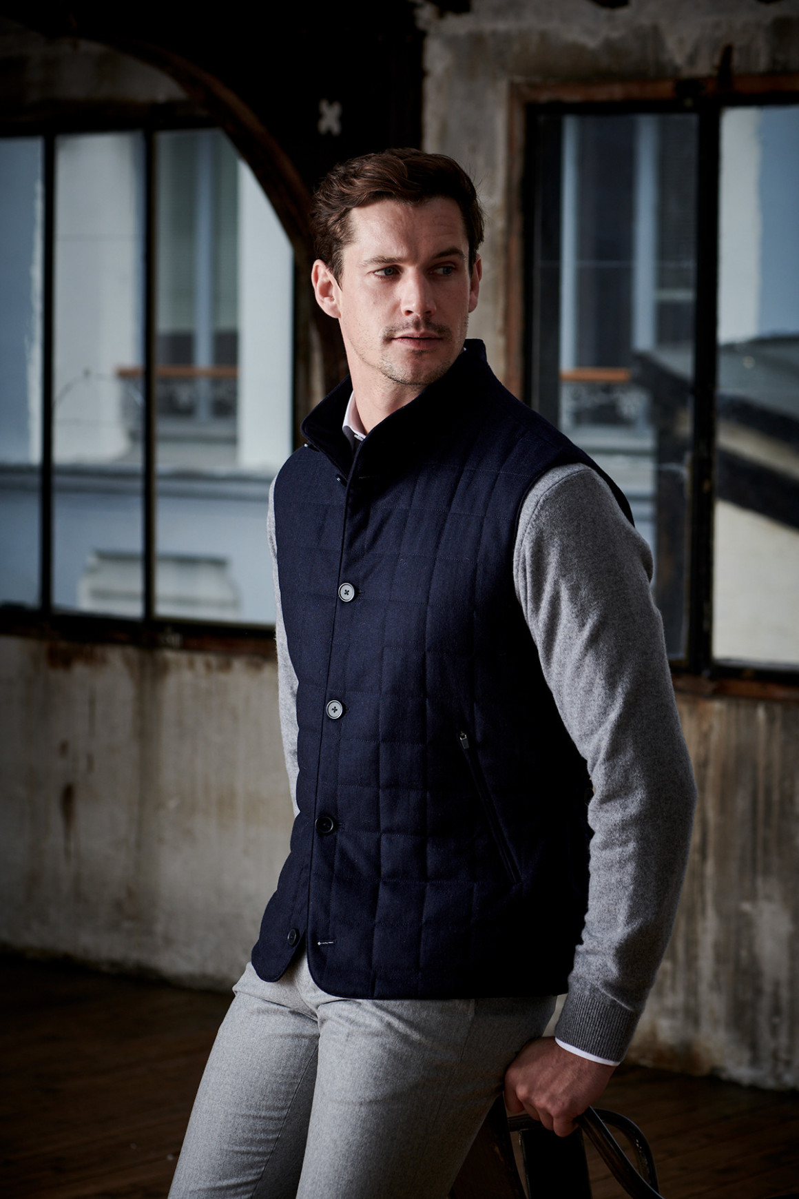Gilet Barba Navy