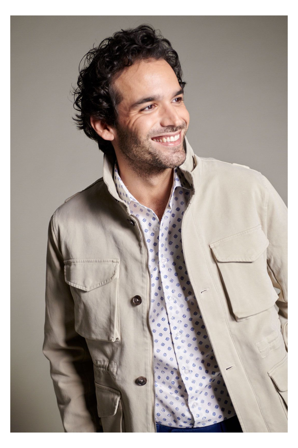 Veste Harley Beige