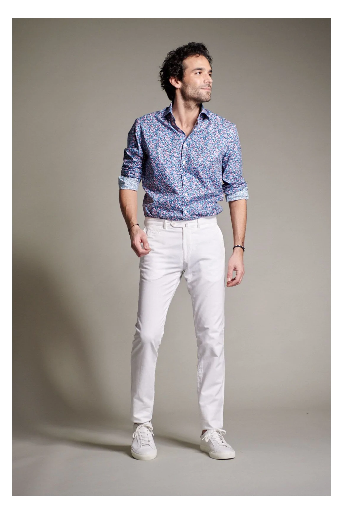 Achat Pantalon Stefano Blanc