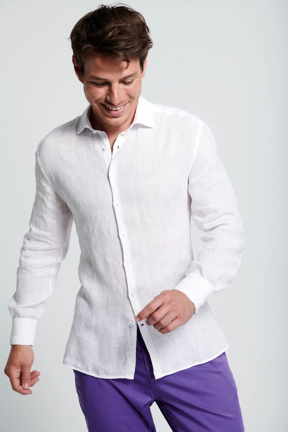 Achat Chemise Lin Blanc
