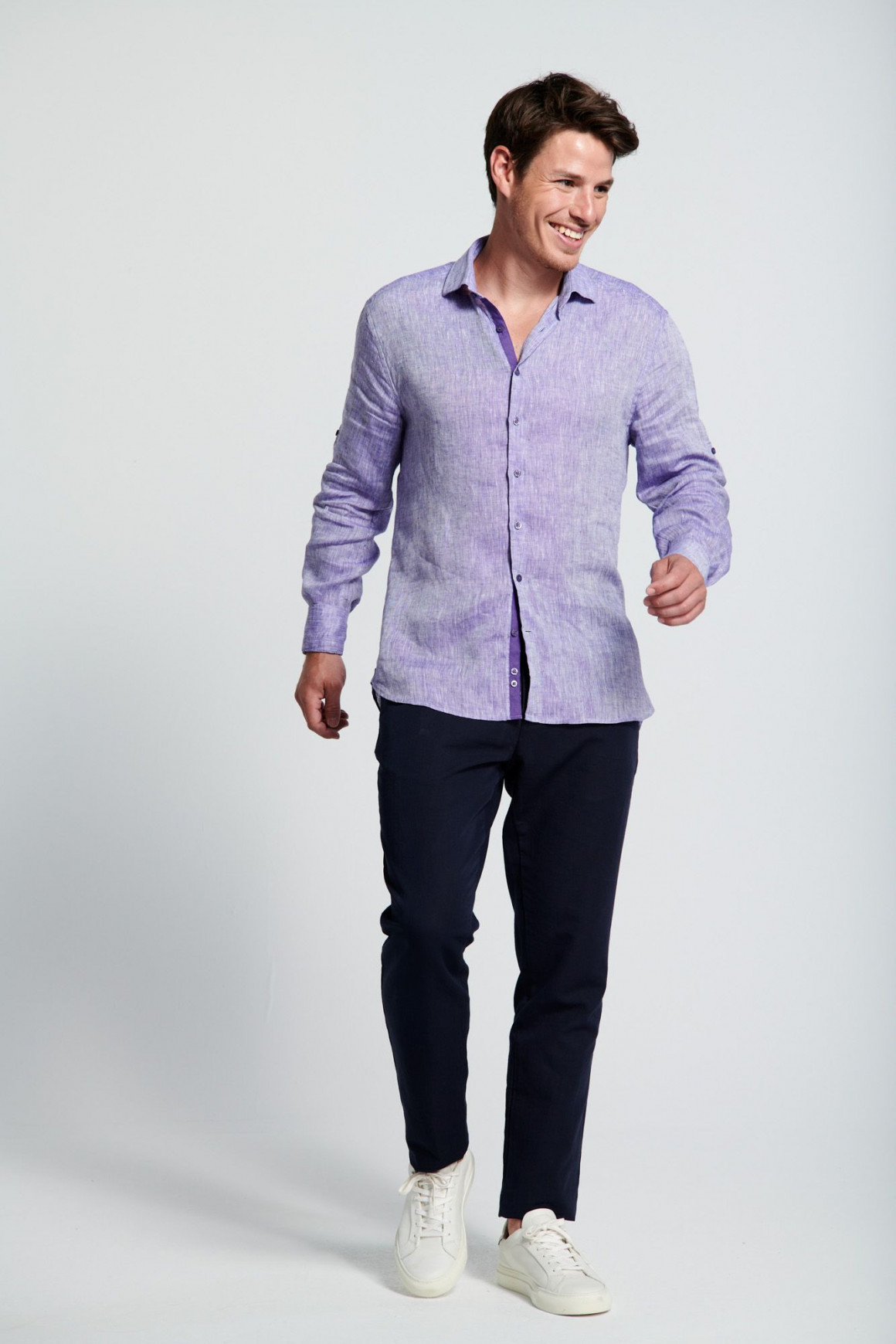Chemise Lin Riviera Violet