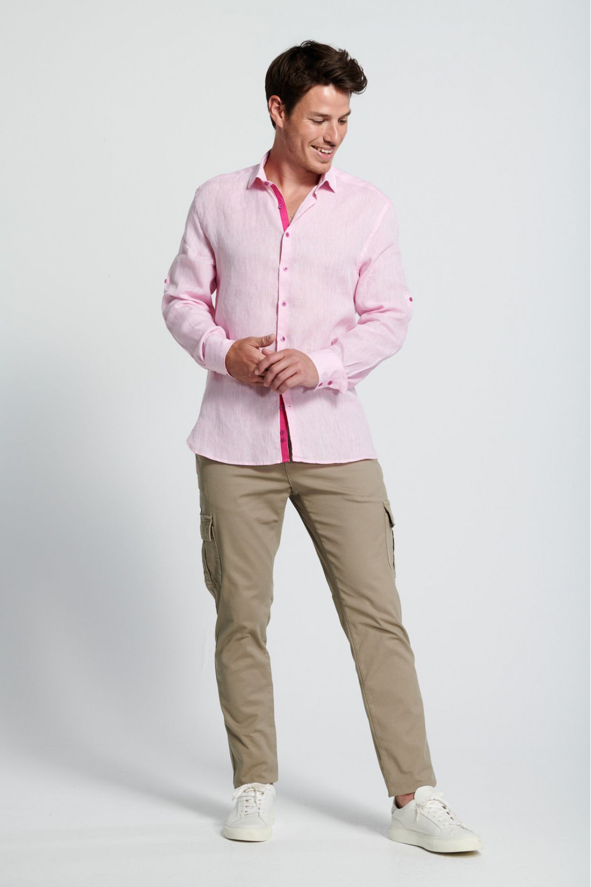 Chemise Lin Riviera Rose