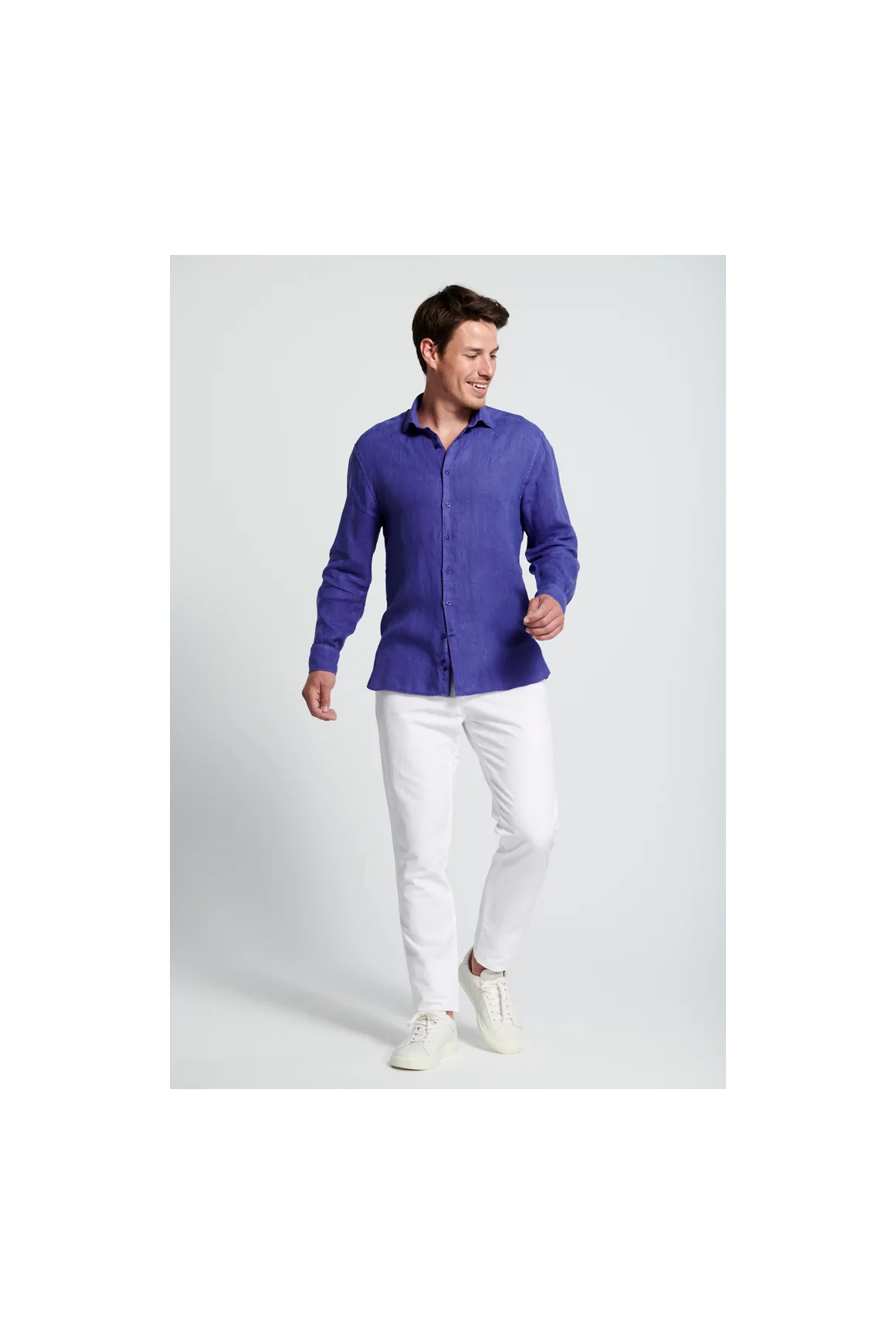 Achat Chemise Lin Violet