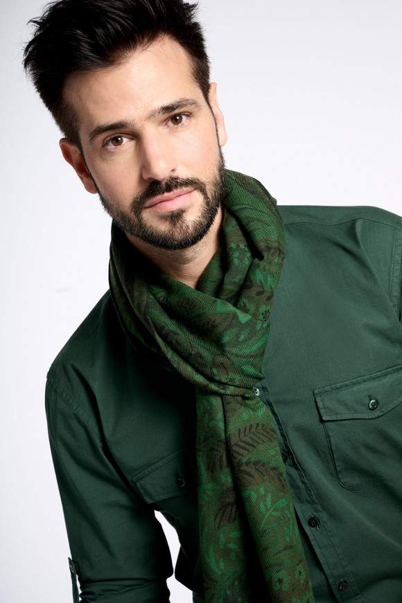 Achat Echarpe Laine Vert