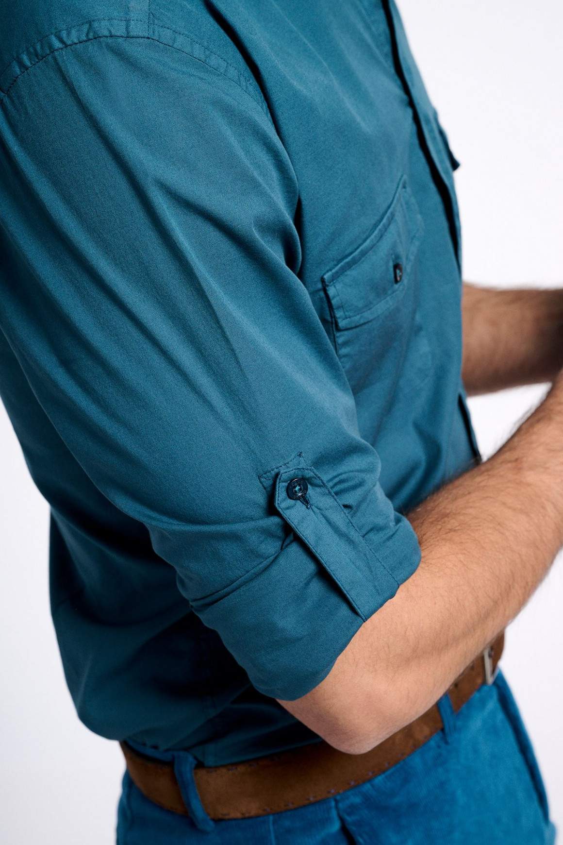 Achat Chemise Reporter Turquoise