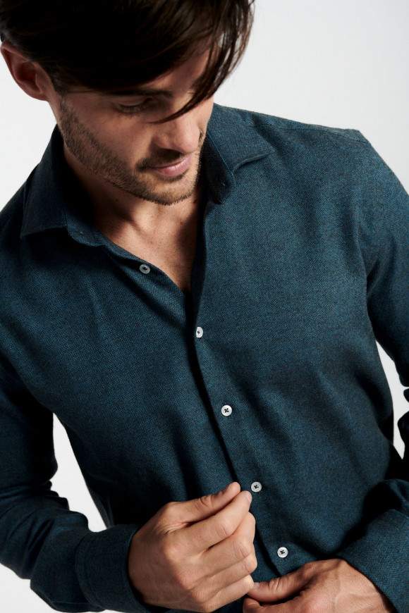 Achat Chemise Casual Bleu