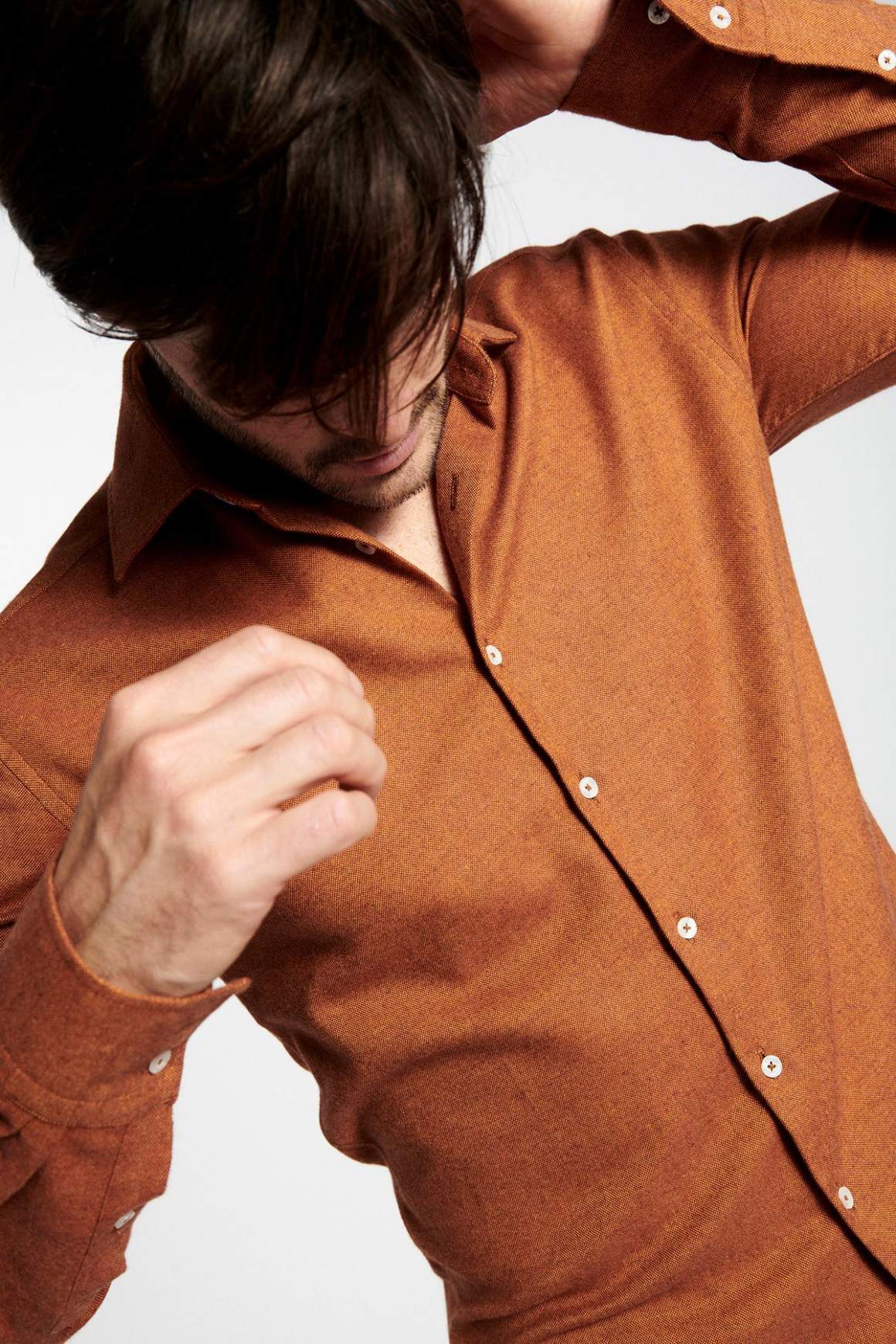 Achat Chemise Casual Orange