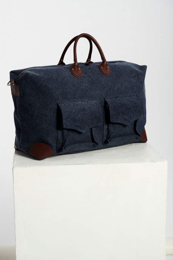 Achat Sac 48h Canvas Coton Bleu