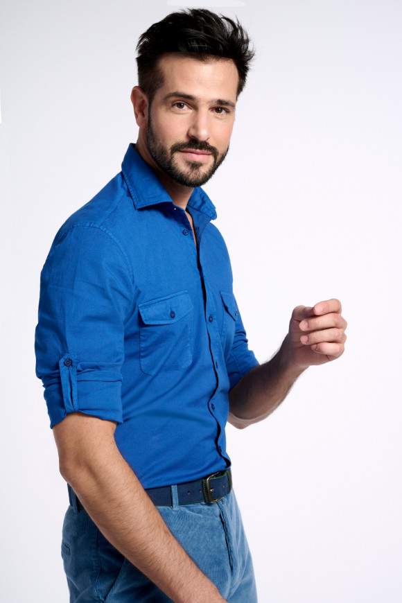 Achat Chemise Reporter Bleu