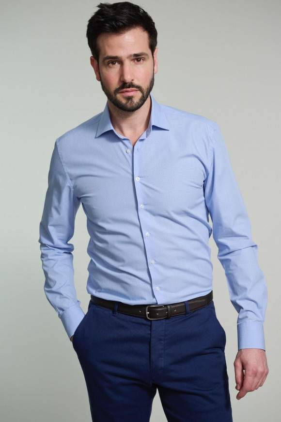 Achat Chemise Armurée Classique Bleu