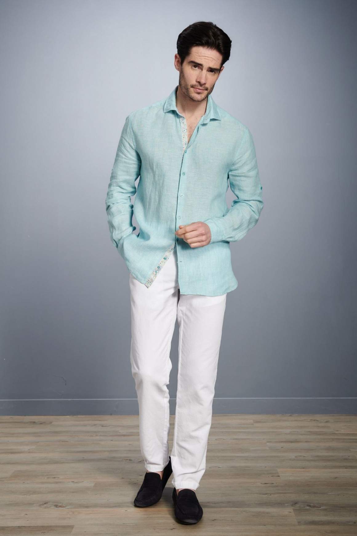 Achat Chemise Ibiza Bleu Turquoise