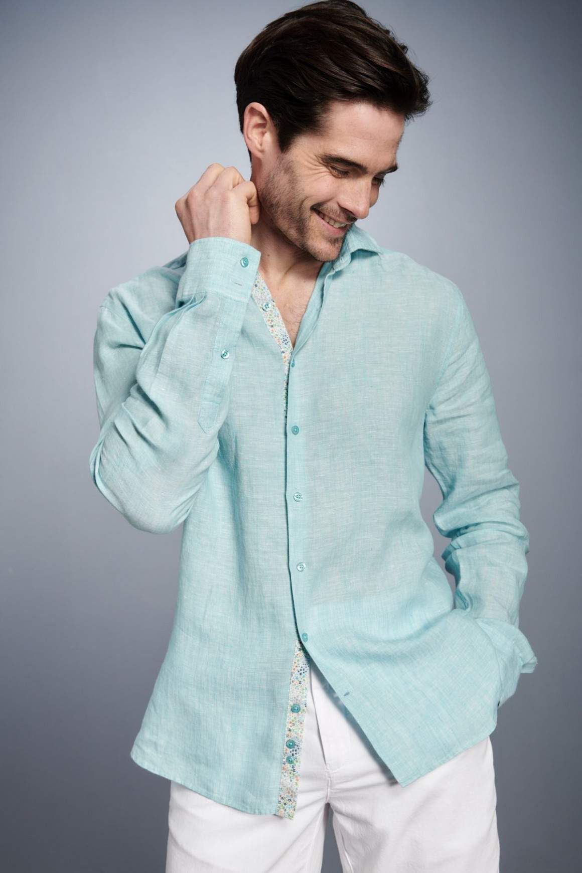 Achat Chemise Ibiza Bleu Turquoise