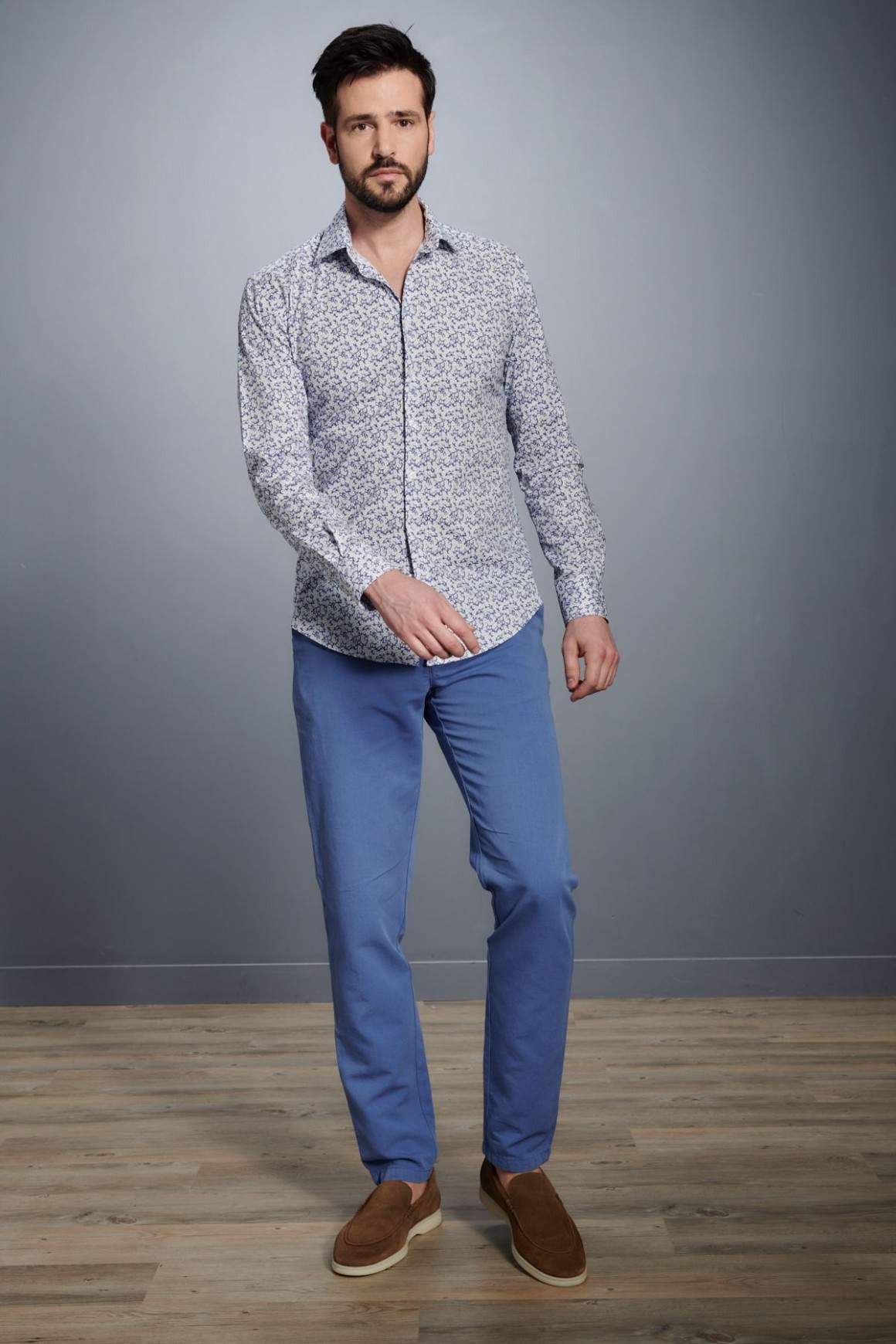 Achat Chemise Marguerites Bleues