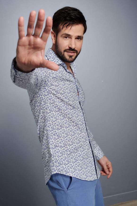 Achat Chemise Marguerites Bleues