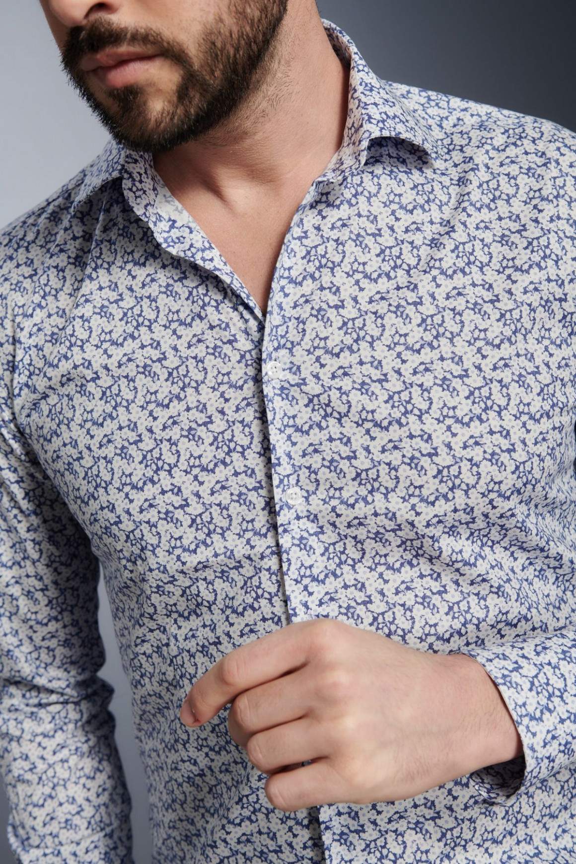 Achat Chemise Marguerites Bleues