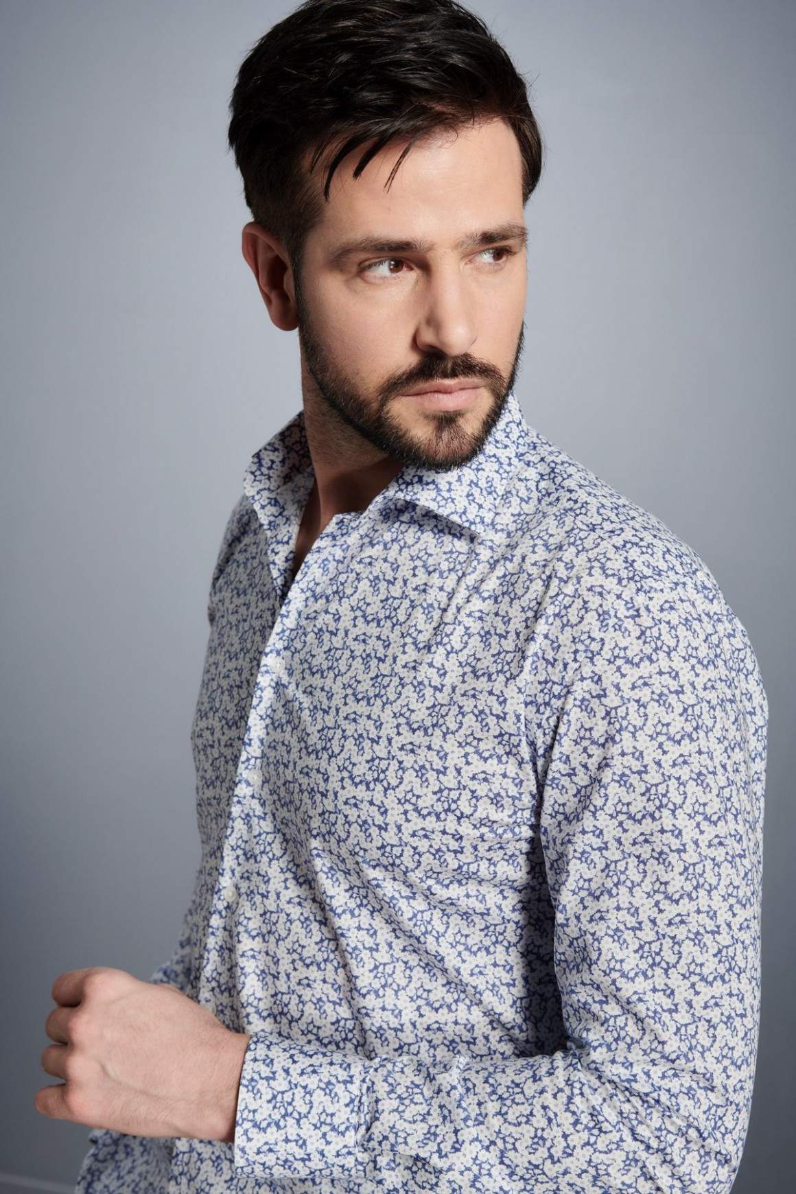 Achat Chemise Marguerites Bleues