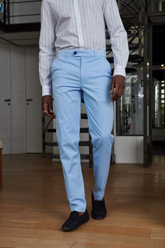 Achat Pantalon Riviera Bleu ciel