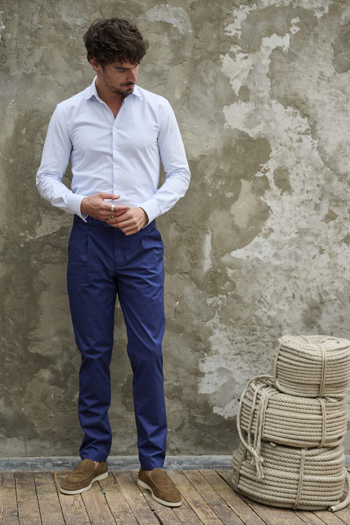 Achat Pantalon Capri Navy