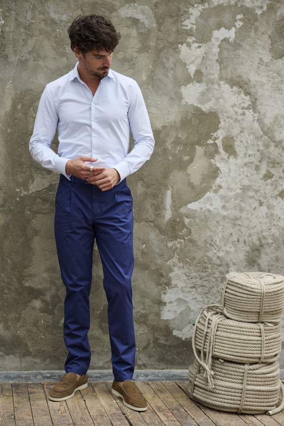 Achat Pantalon Capri Navy