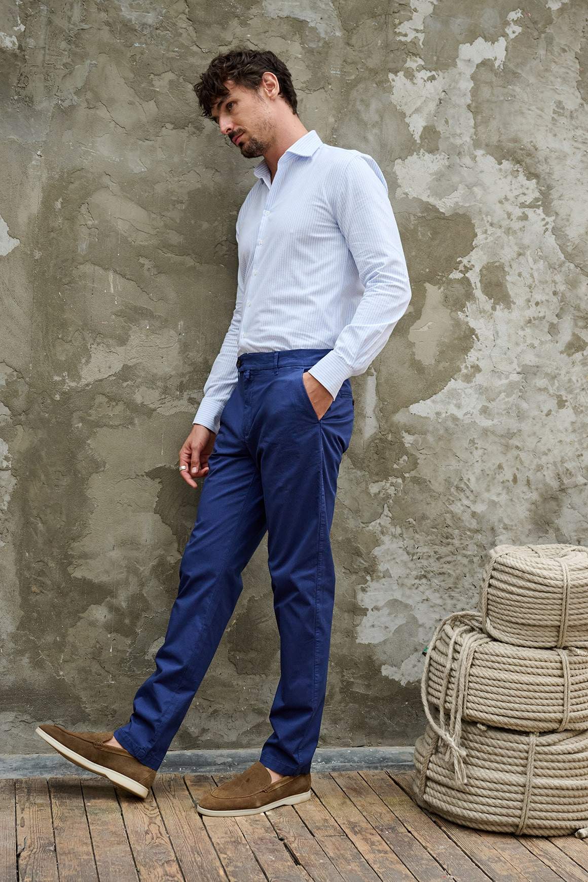 Achat Pantalon Capri Navy
