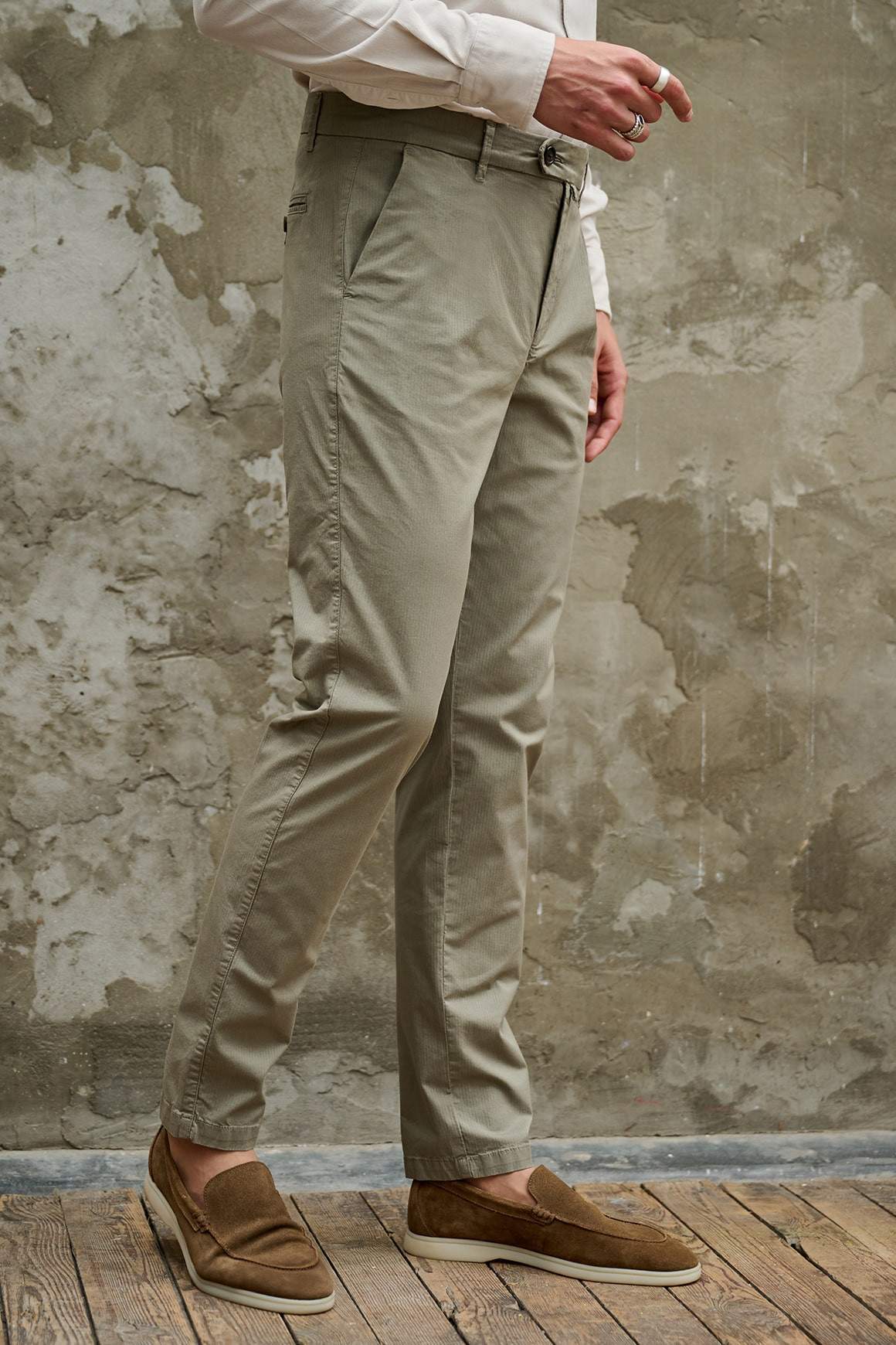 Achat Pantalon Capri Taupe