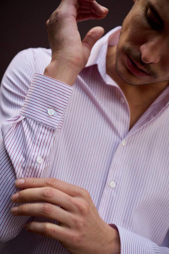 Achat Chemise Rayures Rouges