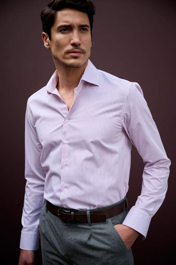 Achat Chemise Rayures Rouges