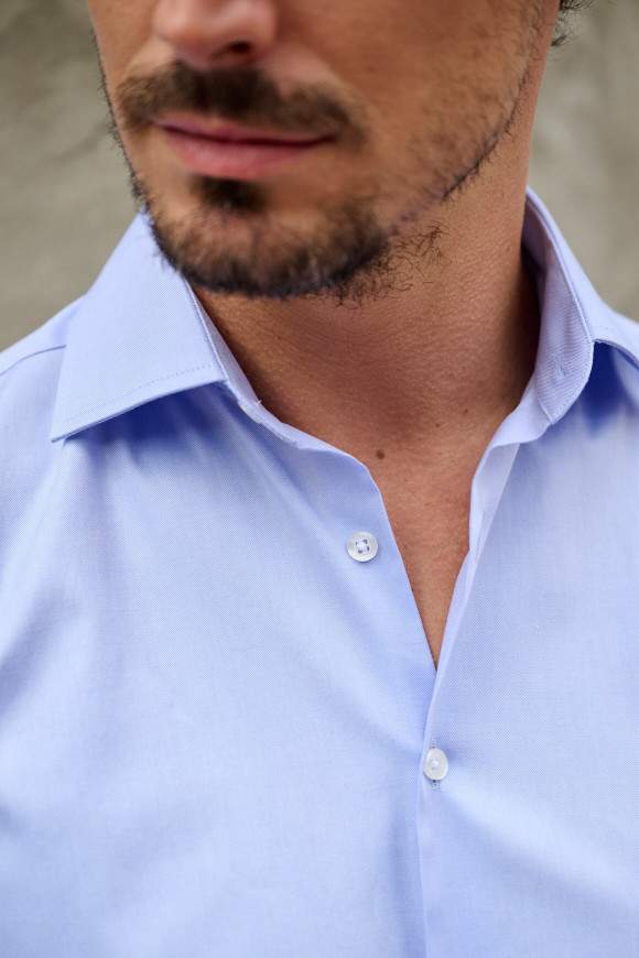 Achat Chemise Twill Bleue