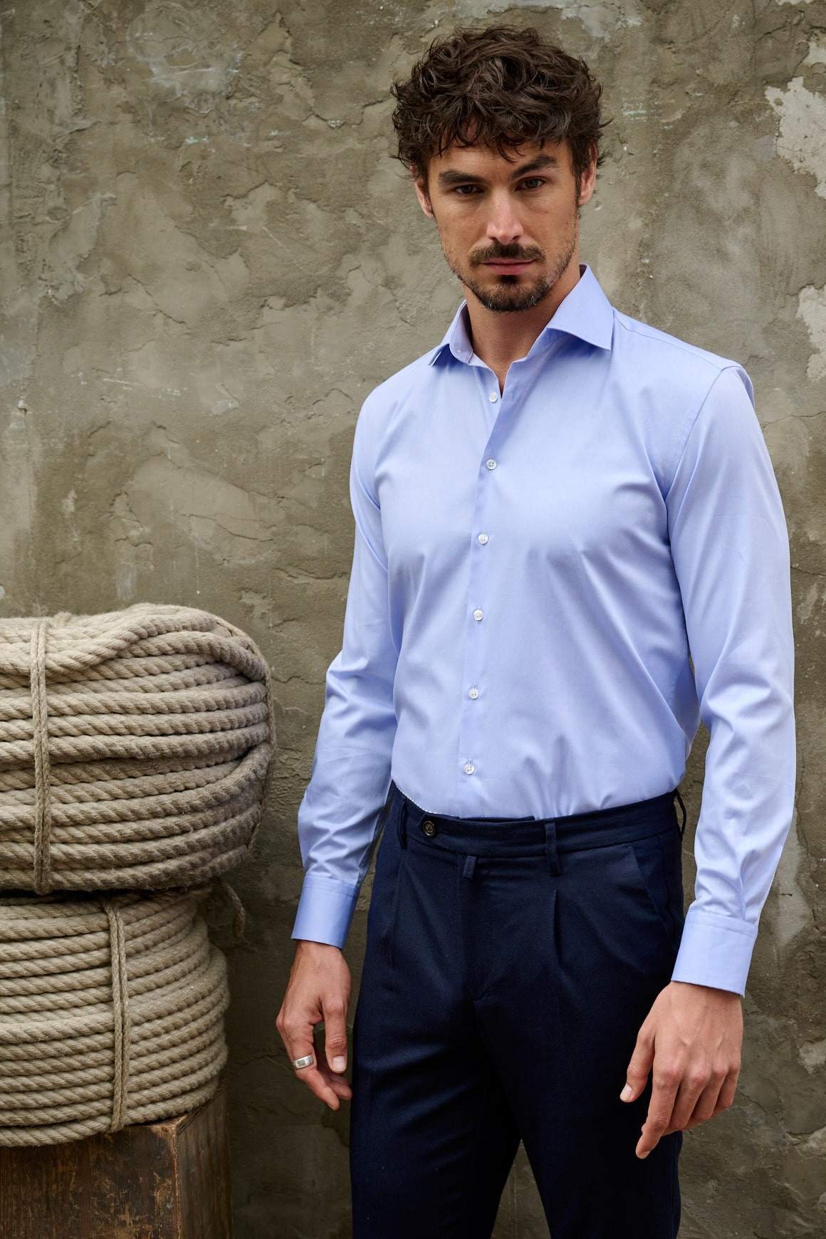 Achat Chemise Twill Bleue