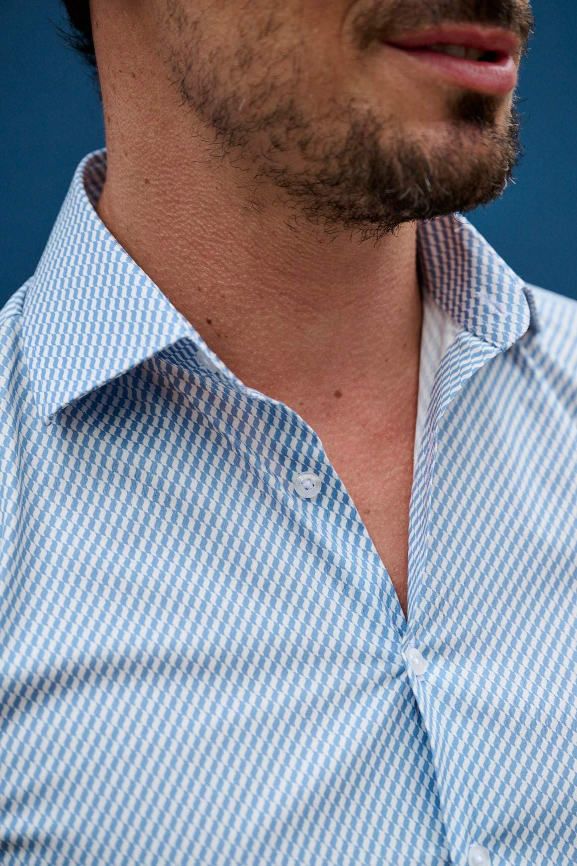 Achat Chemise Bleue Grisée