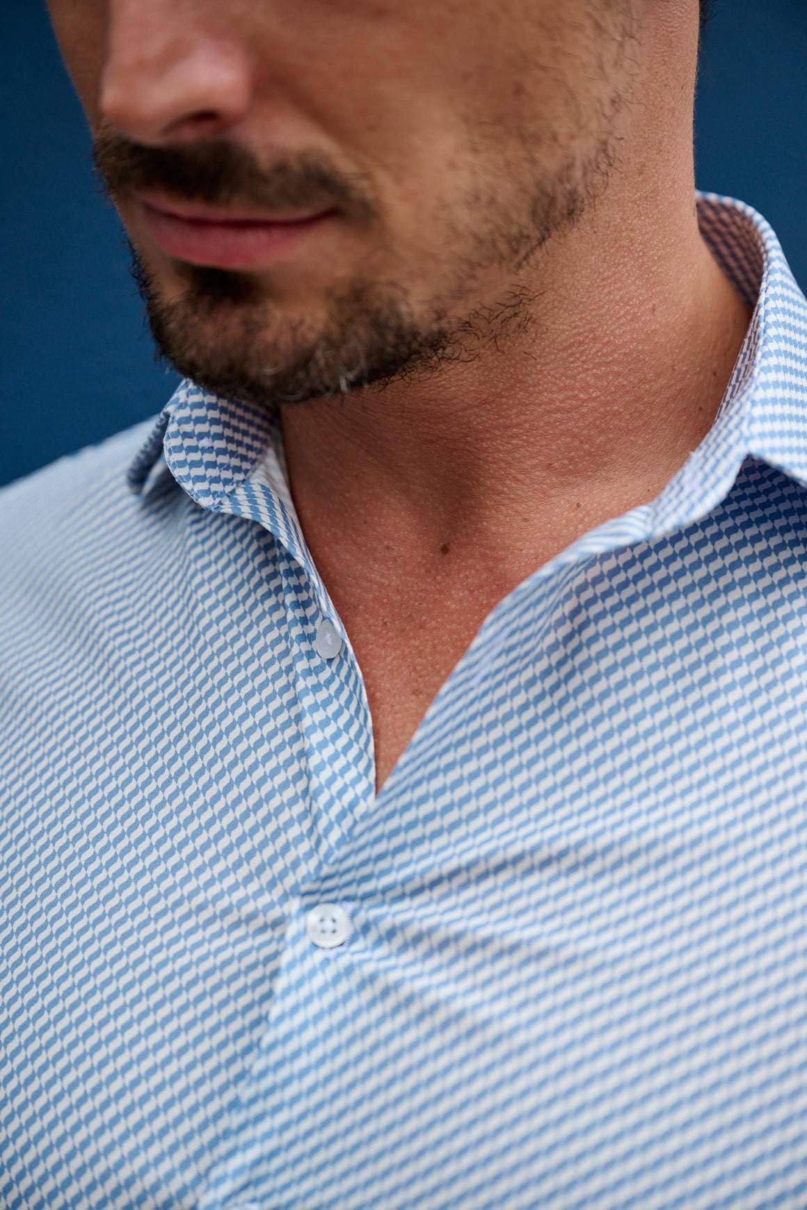 Achat Chemise Bleue Grisée