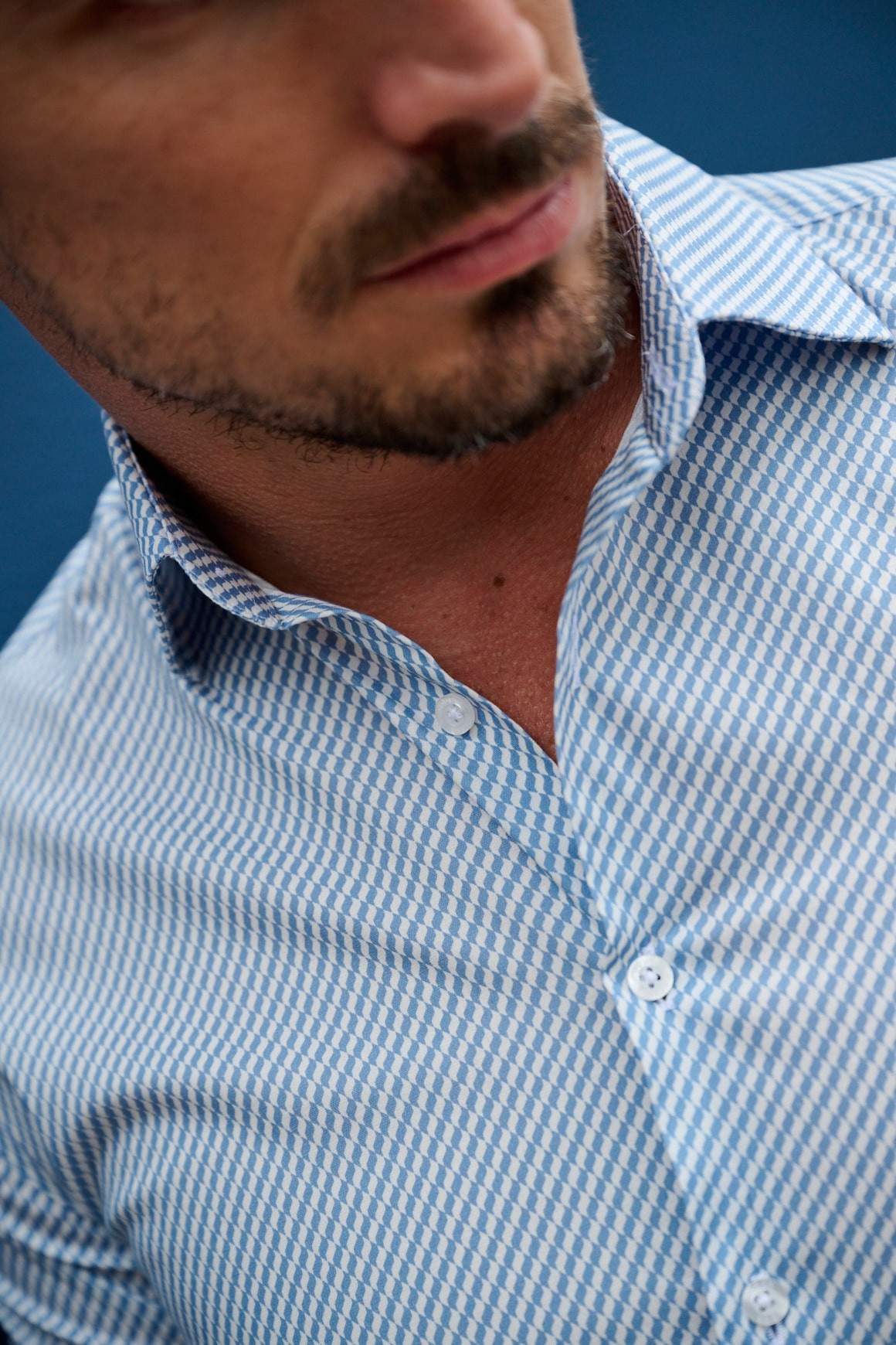 Achat Chemise Bleue Grisée