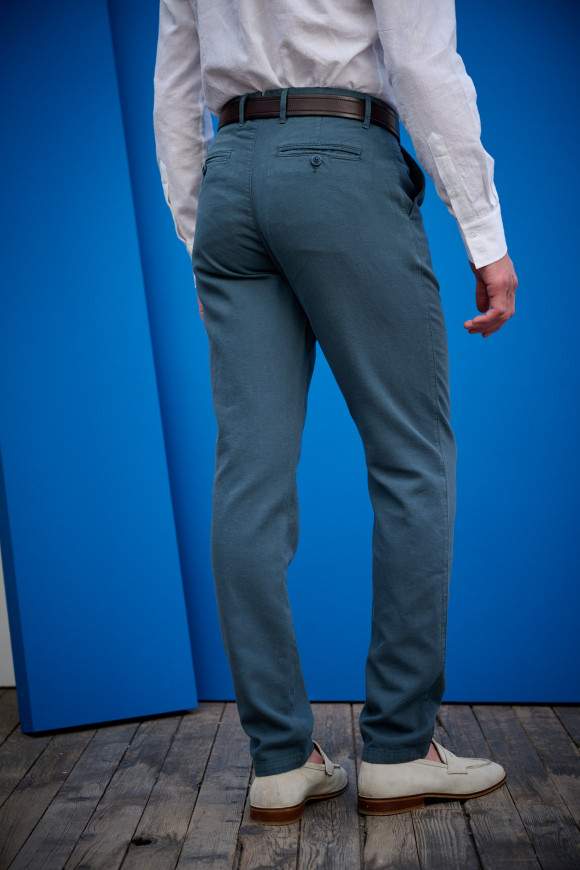 Achat Pantalon BRAD Gris-Bleu