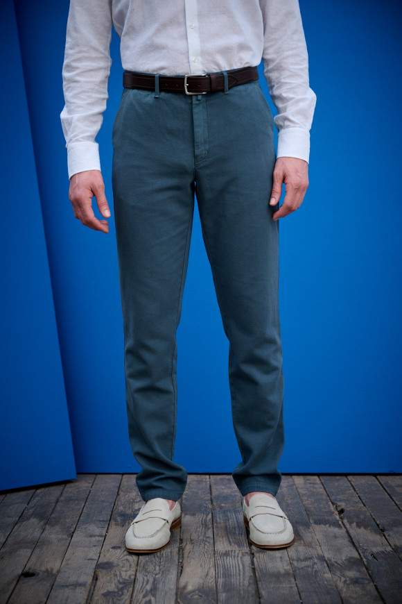 Achat Pantalon BRAD Gris-Bleu