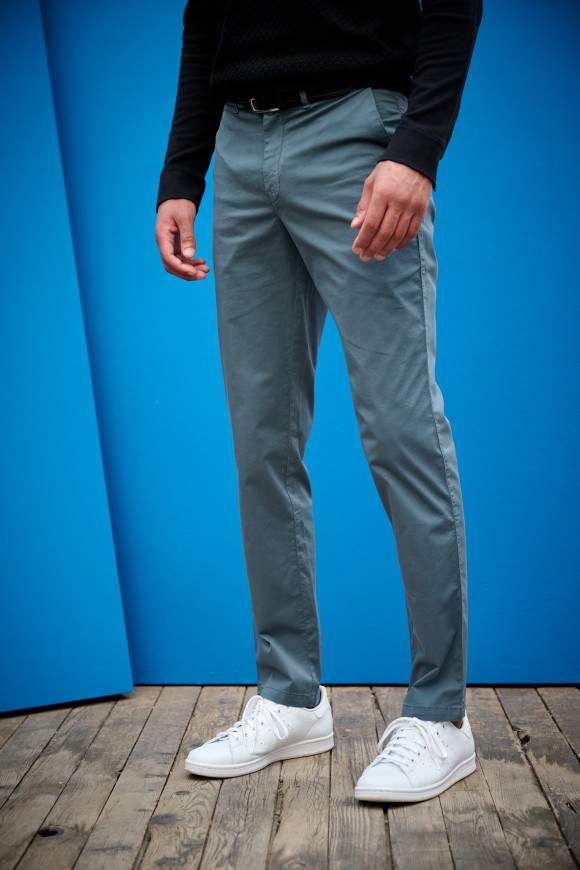 Achat Pantalon RIVIERA Bleu-Gris