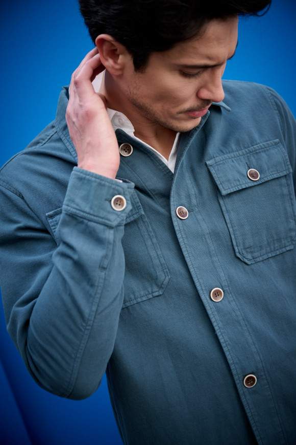 Achat Veste BRAD Gris-Bleu