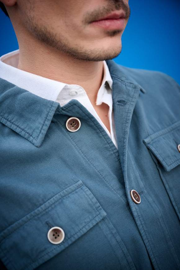 Achat Veste BRAD Gris-Bleu