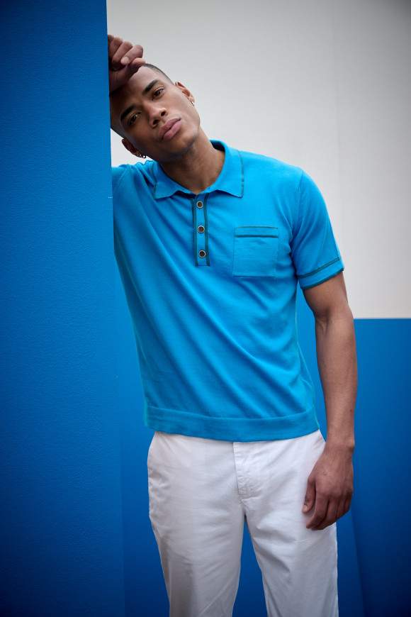 Achat Polo STEFANO Turquoise