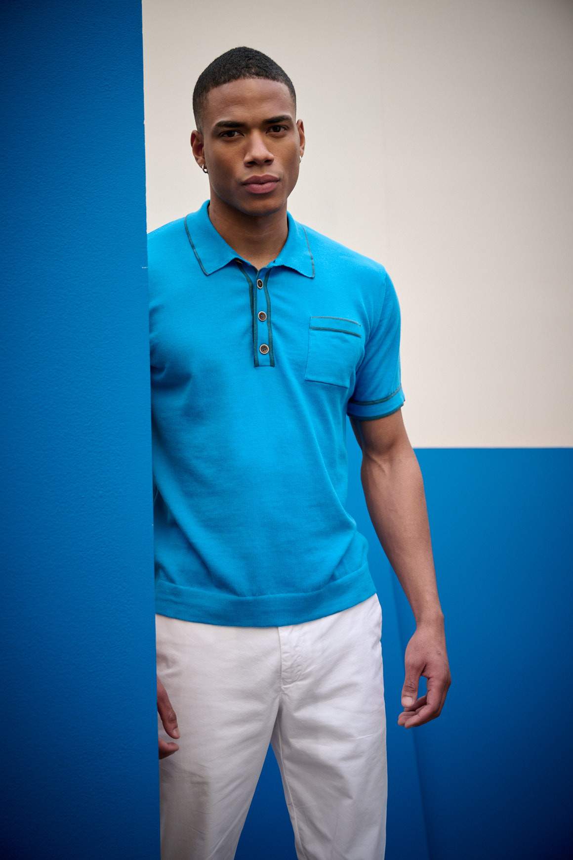 Achat Polo STEFANO Turquoise