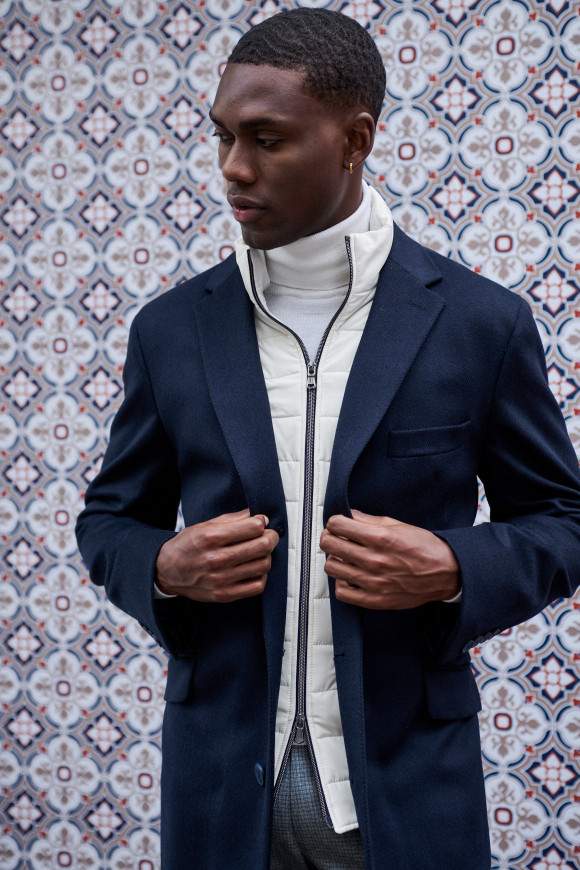 Achat Manteau PARIS-LONDON Navy