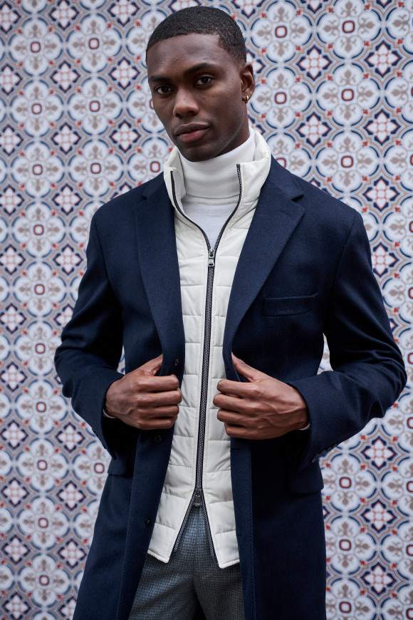 Achat Manteau PARIS-LONDON Navy