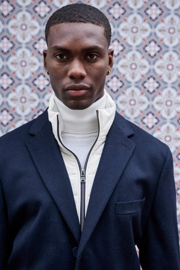 Achat Manteau PARIS-LONDON Navy