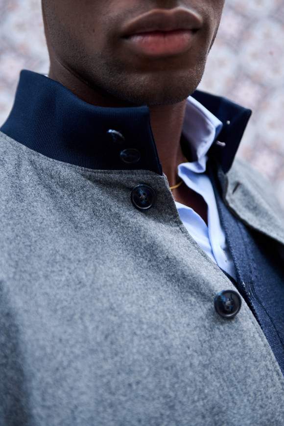 Achat Blouson WALLACE Gris