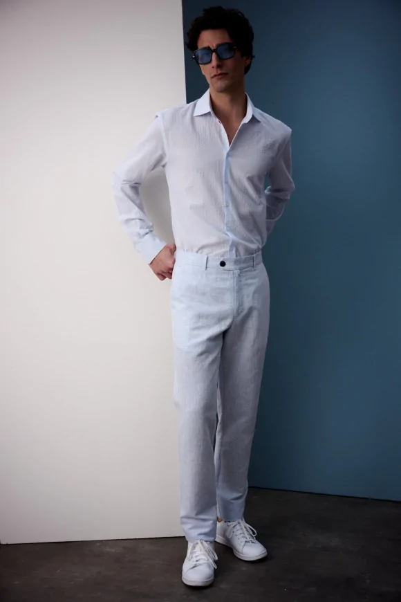 Achat Pantalon MONACO Ciel