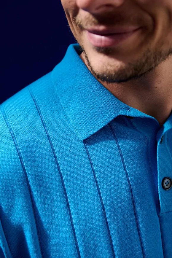 Achat Polo LEON Bleu Turquoise