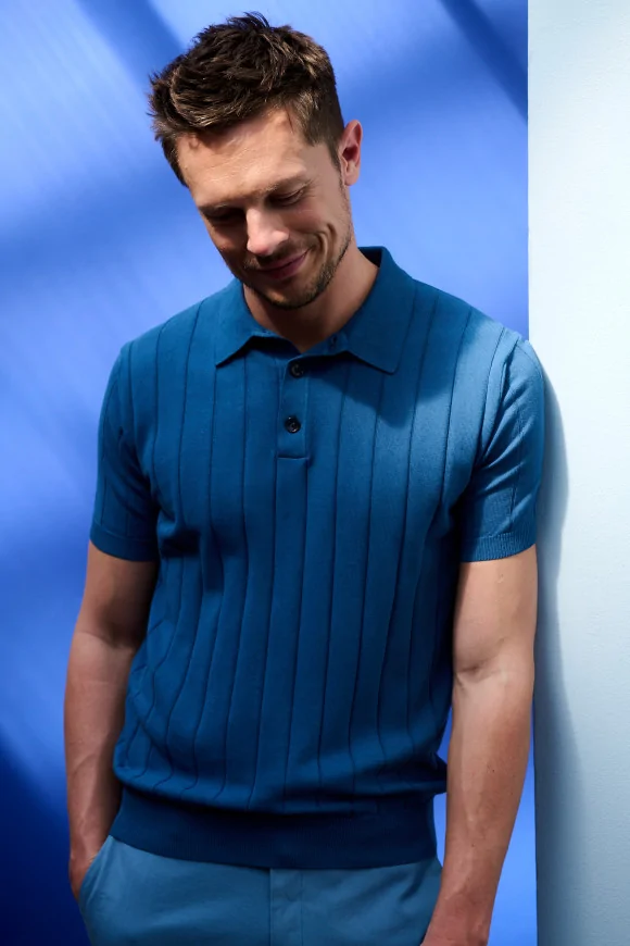 Achat Polo LEON Bleu