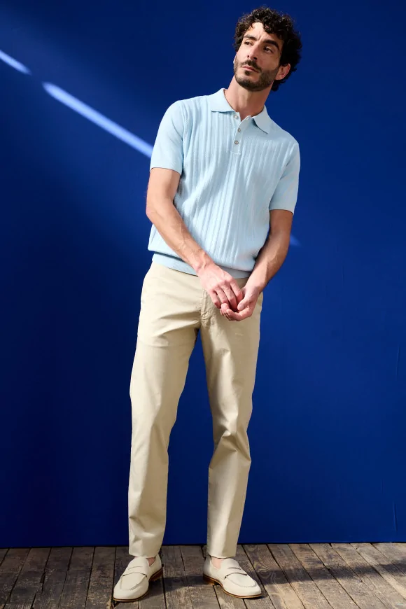 Achat Polo BOBBY Bleu Ciel