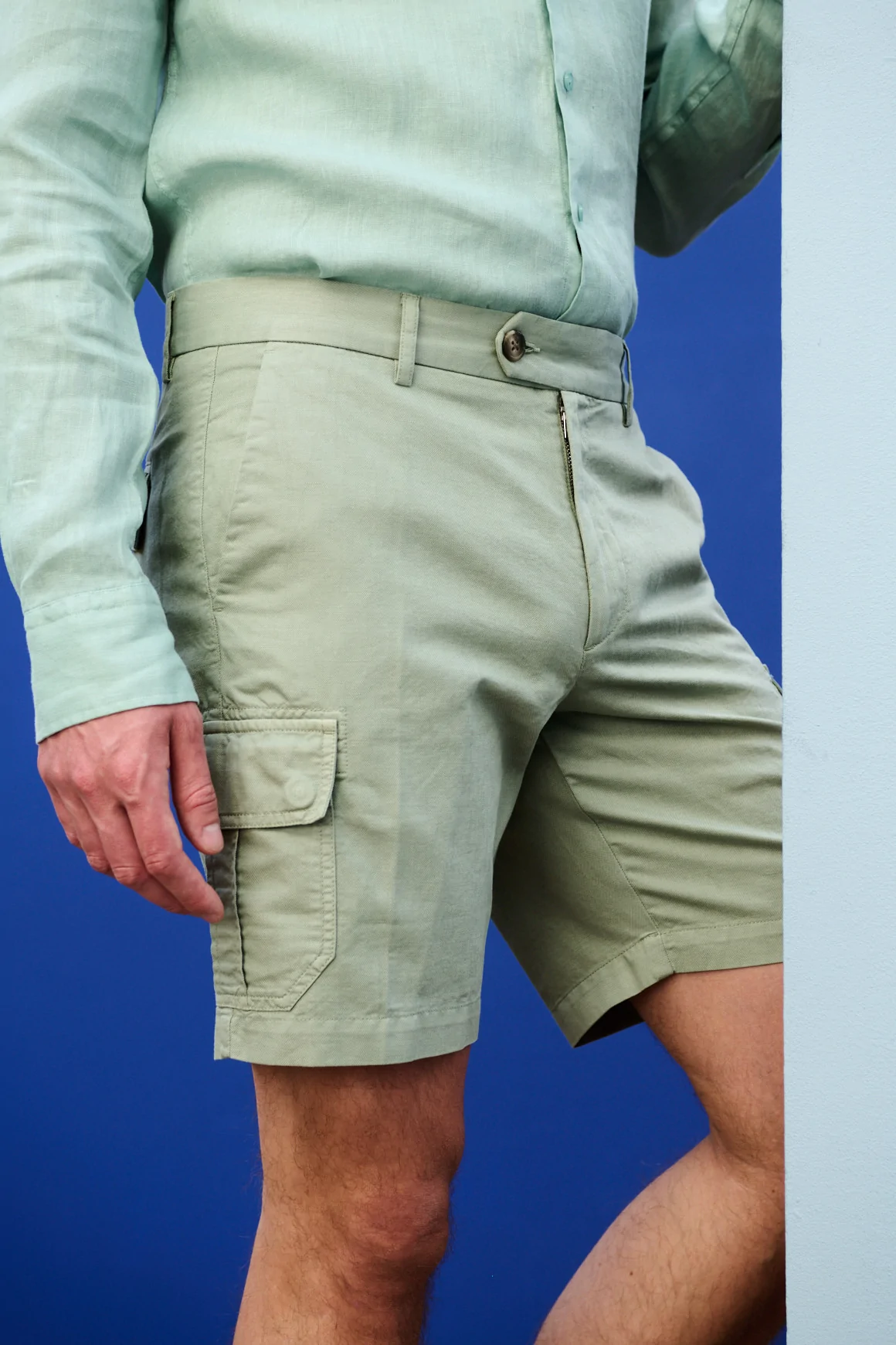 Achat Bermuda JAVA Vert Gris