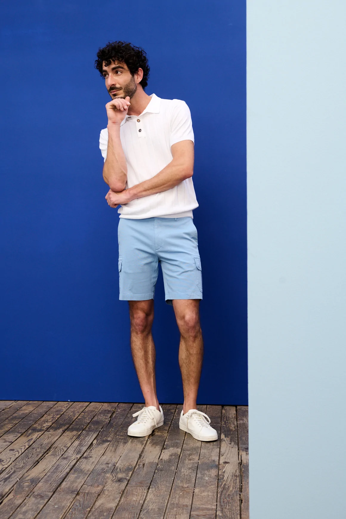 Achat Bermuda MUNICH Ciel