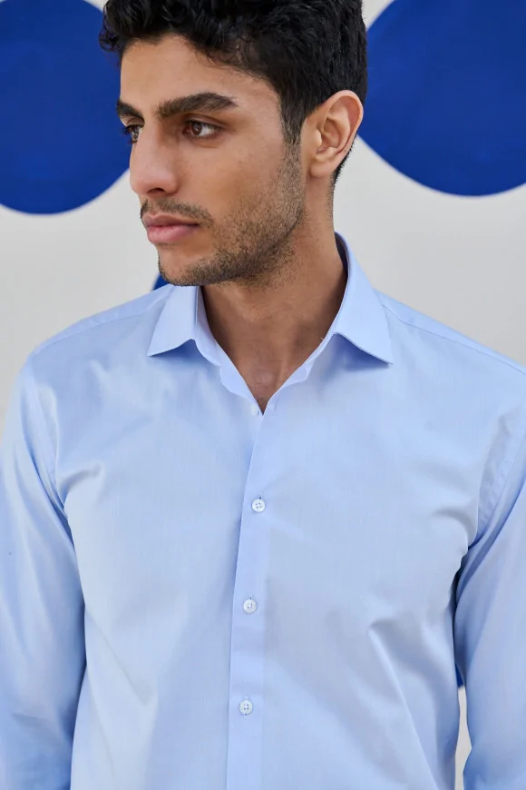 Achat Chemise TWILL Bleu